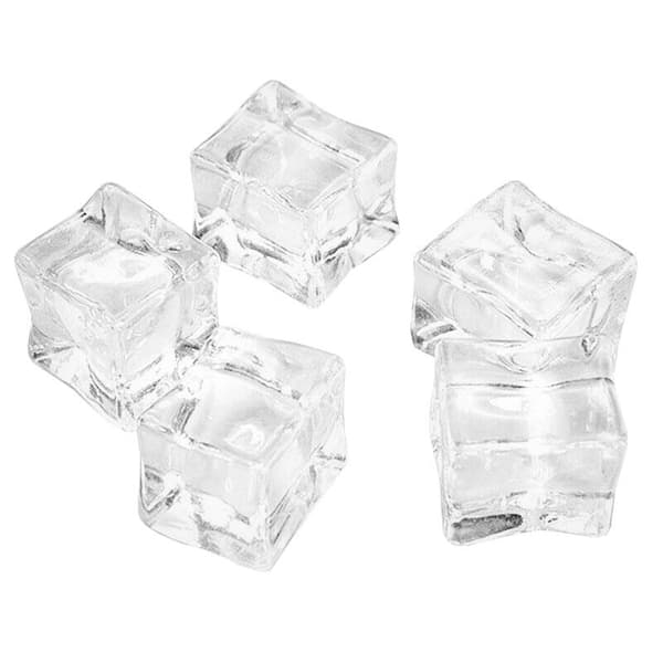 Isbitar i Akryl - Rekvisita för Fotografering - 5-pack