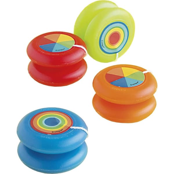 Unique Party Plastic Yo-Yo (Pack of 4) Red/Blue/Green/Orange One Size