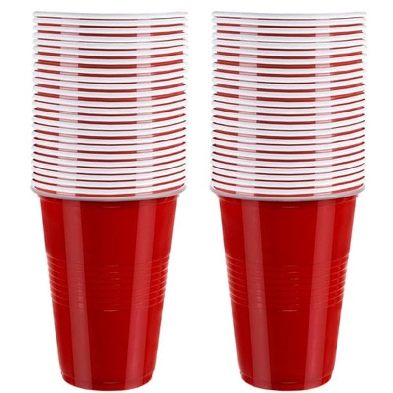 Beer Pong-spel - 50 Glas