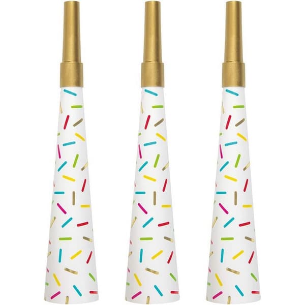 Unique Party Sprinkle Noisemaker (Pack of 4)