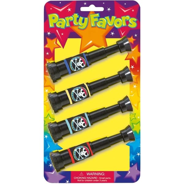 Amscan Pirat-teleskop för partyt (4-pack)