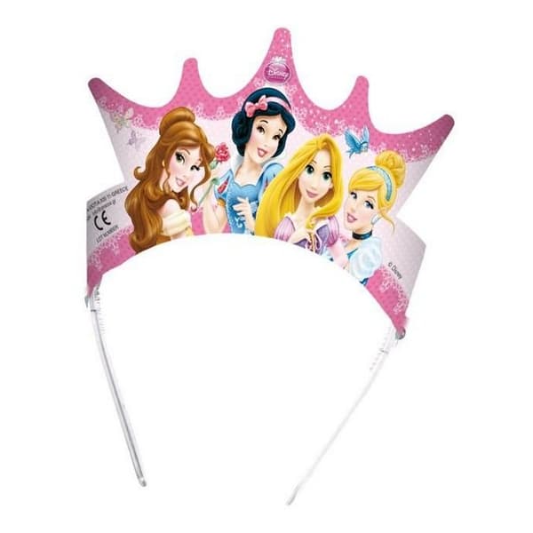 Disney Princess Tiara (Pack of 6) Multicoloured One Size