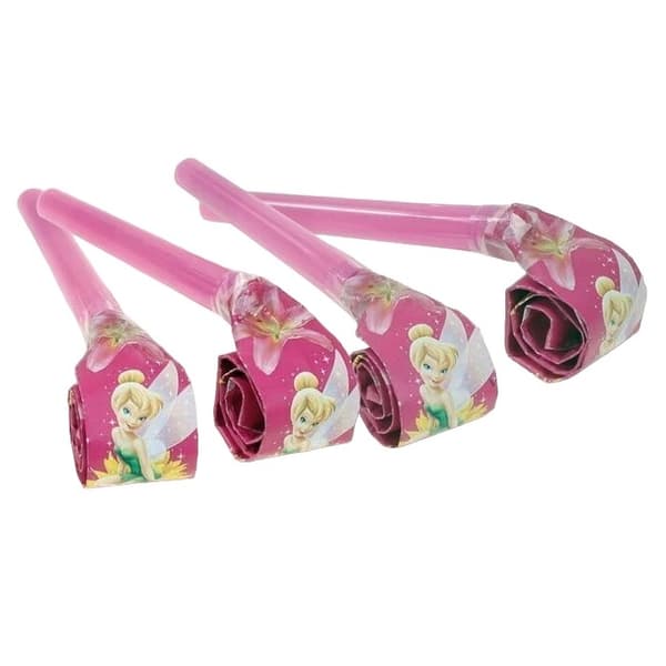 Tinkerbell Character Party Blower (Pack of 6) Pink One Size