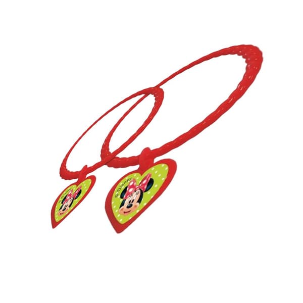 Disney Cafe Plastic Minnie Mouse Charm Bracelet (Pack of 4)