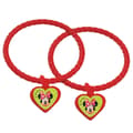 Miniatyrbilde 1 av 2: Disney Cafe Plastic Minnie Mouse Charm Bracelet (Pack of 4)