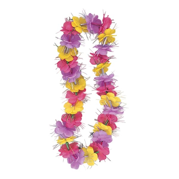 Dazzle Luau/Beach Party Garland Purple/Pink/Yellow One Size