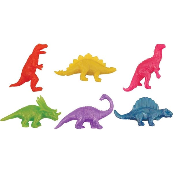 Stretchies Dinosaurier festföremål (6-pack) Multicoloured One Size