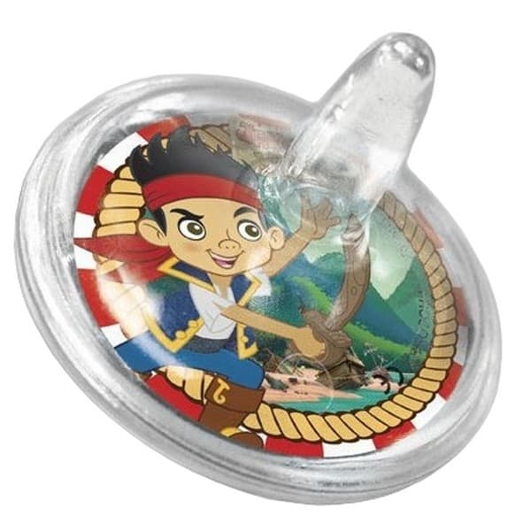 Jake And The Never Land Pirates Yo Ho Spinning Top (Pack of 4) Multicoloured One Size