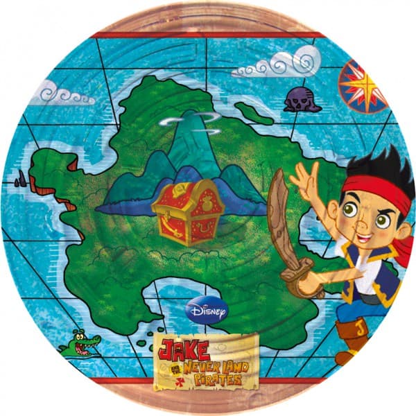 Jake And The Never Land Pirates Maze Party Favour (Pack of 4) Multicoloured One Size