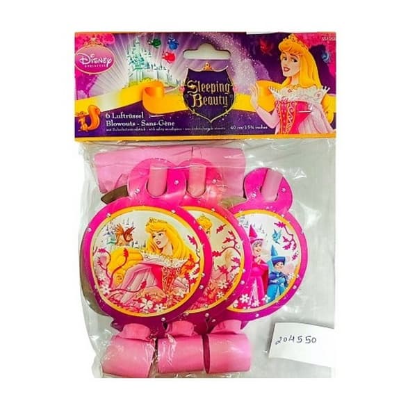 Disney Princess Party Blower (Pack of 6) Pink One Size