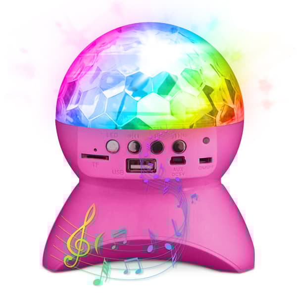 PFL Party Speaker with Light Effects Pink