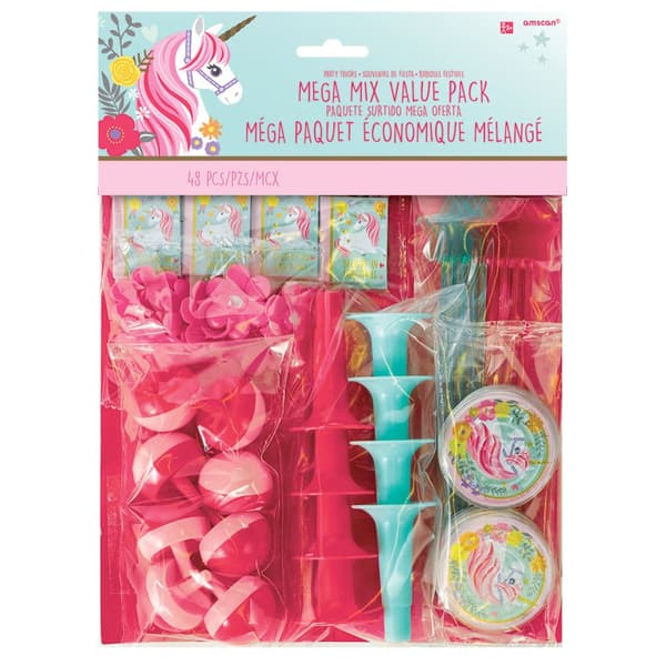 Amscan Magical Unicorn Party Favours (Pack of 48)