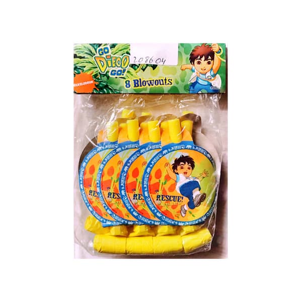 Go Diego Go Lydgiver (pakke med 8 stk.) Yellow One Size