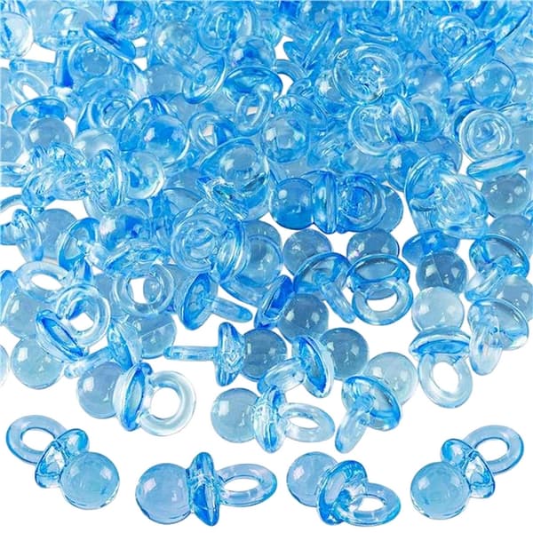 Amscan Mini Plastic Dummy (Pack of 24) Blue One Size