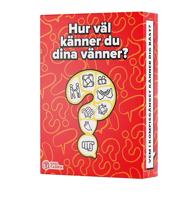 Spel Hur väl känner du dina vänner? (SE)
