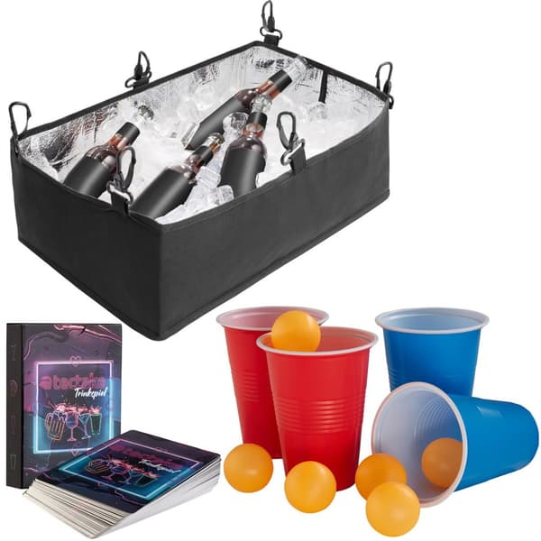 Beer pong bord BeerWars II, med fryserum og LED-belysning - flere farver