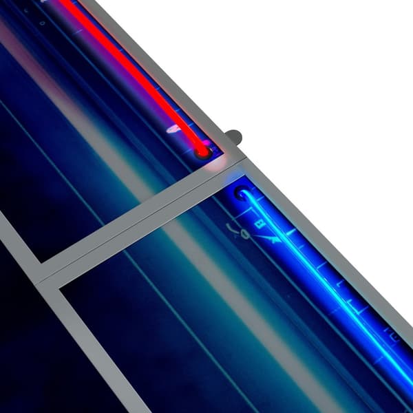 Beer pong bord BeerWars II, med fryserum og LED-belysning - flere farver