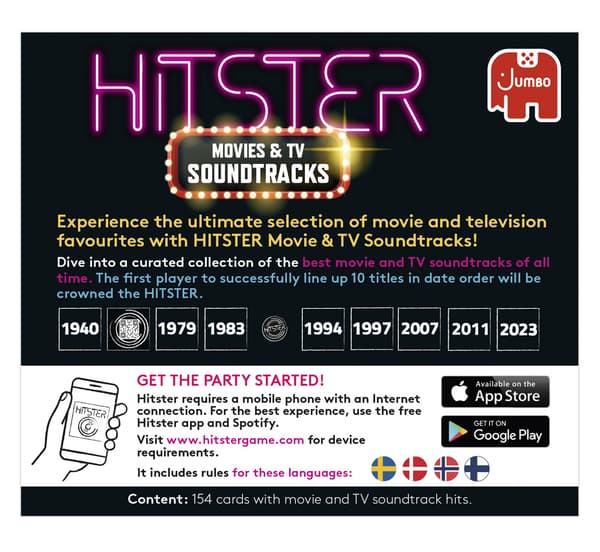 Hitster Soundtracks Exp (SE/NO/FI)