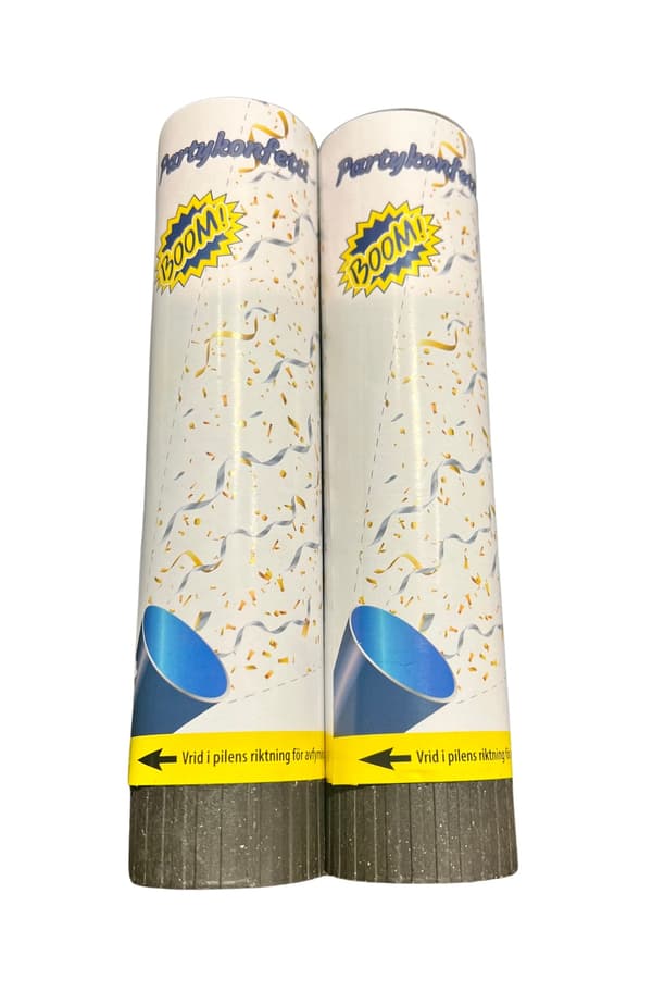 Konfetti Guld Silver 2-pack