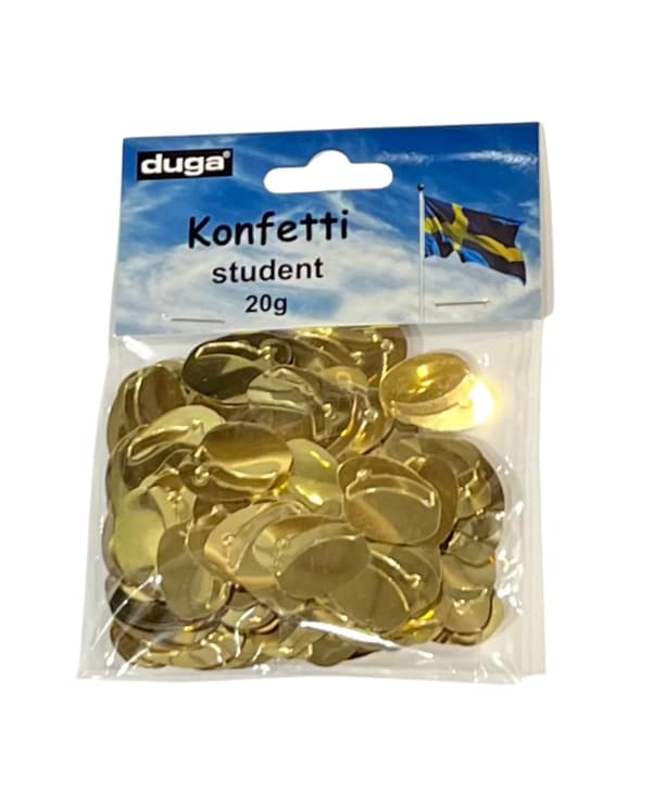 Konfetti Student Guld