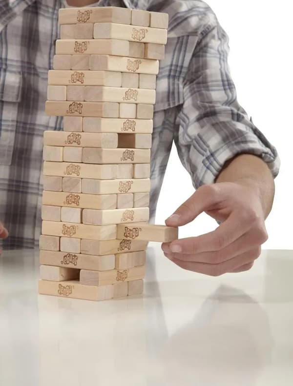 Jenga Arkadespil Hasbro Træ Træ A2120