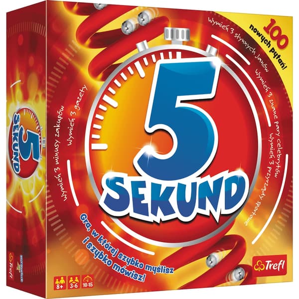 5 sekunders spel familjebrädspel frågesportfrågor