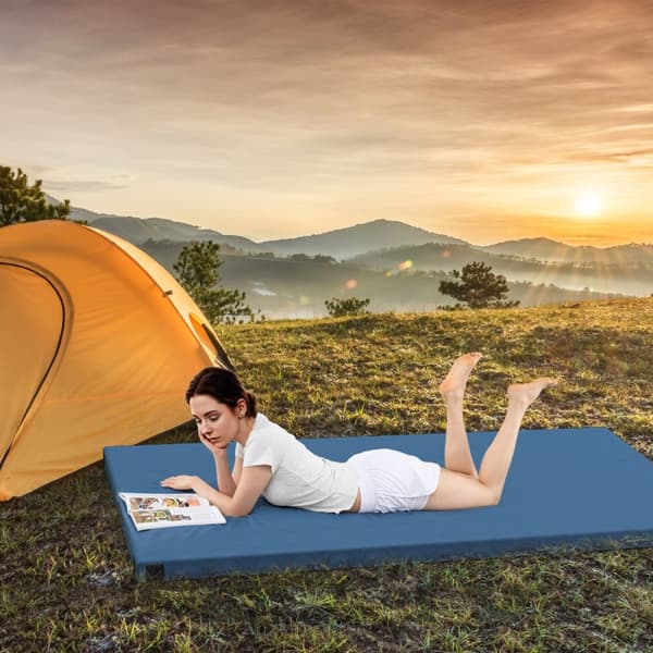 Campingmadras, 188x92x6.5 cm, Navy