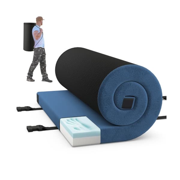 Campingmadras, 188x92x6.5 cm, Navy
