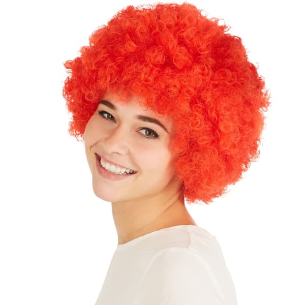 Clownperuk - röd