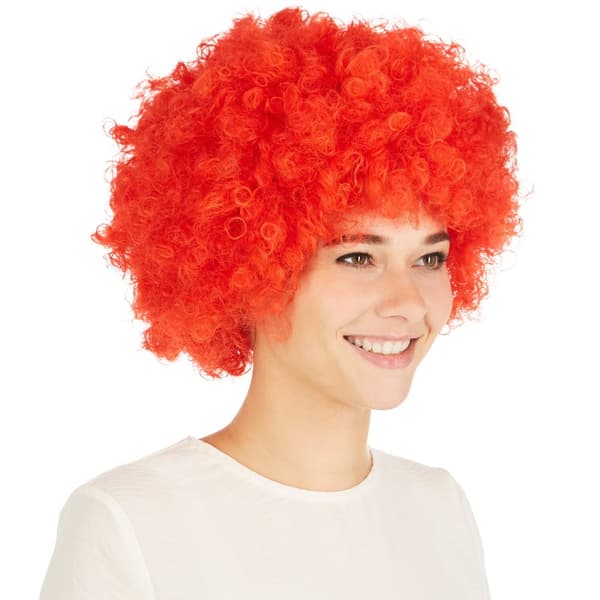 Clownperuk - röd