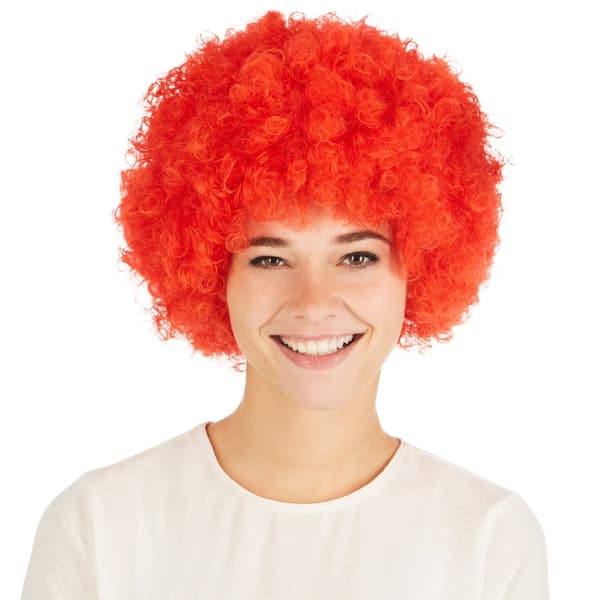 Clownperuk - röd