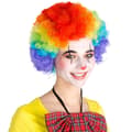 Miniatyrbild 1 av 2: Clownperuk - flerfärgad