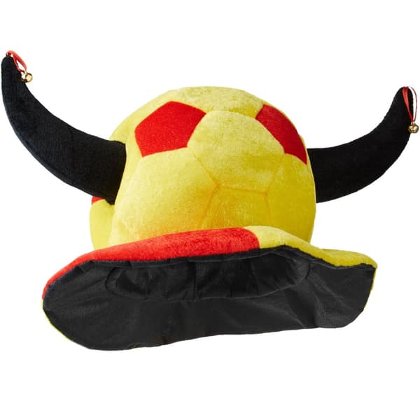 Fotbollsfanhatt Espania med horn - Spanien