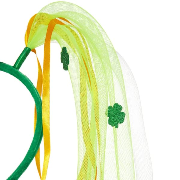 St. Patrick’s Day huvudbonad slangar och band - grön