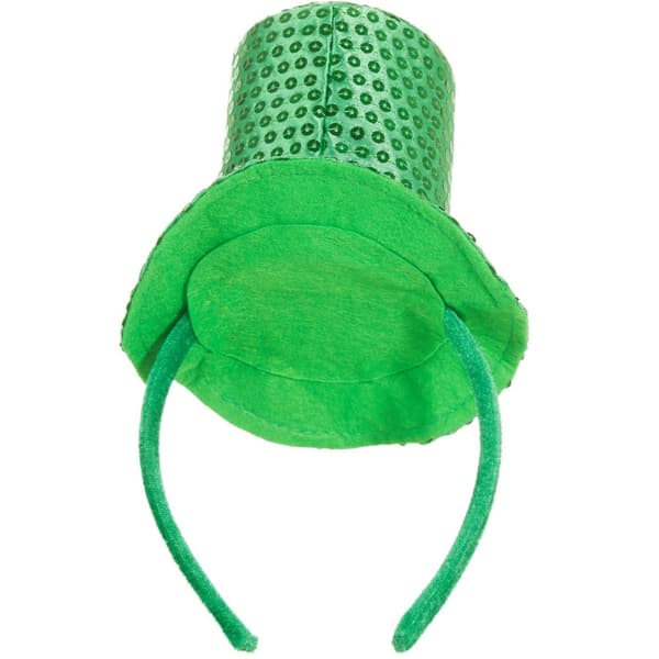 St. Patrick’s Day minicylinderhatt grön klöver - grön
