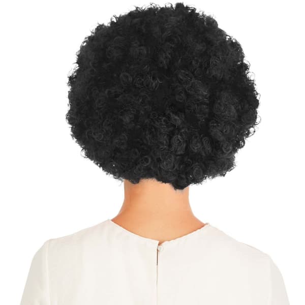 Paryk afro klovn - sort