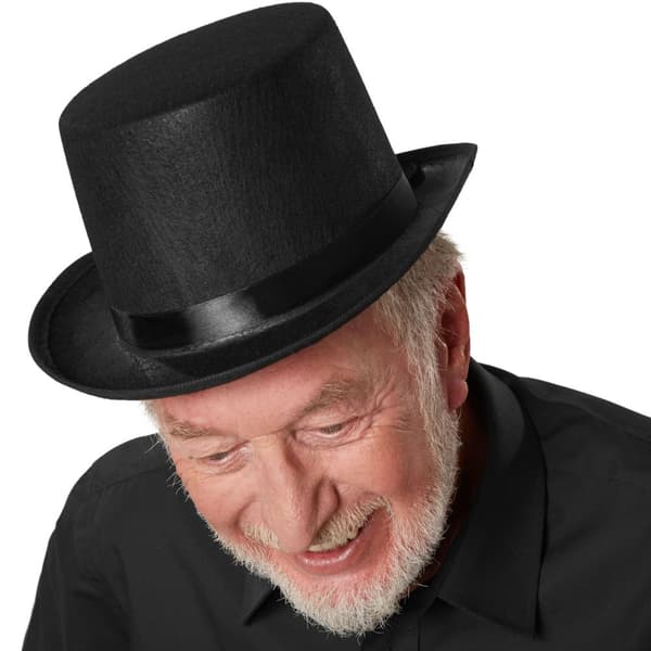 Høj hat klassisk sort - sort