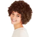 Miniatyrbillede 4 af 7: Paryk afro klovn - brun