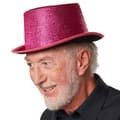 Miniatyrbild 4 av 4: Glitter-cylinderhatt - pink