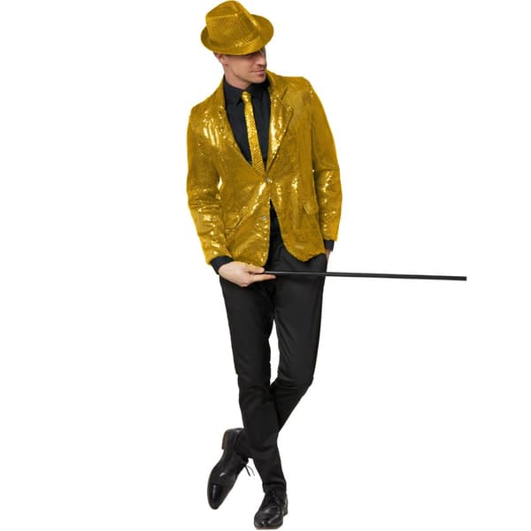 Partyhatt med paljetter - guld