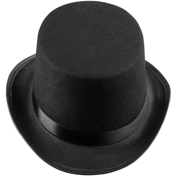 Klassisk cylinderhatt i svart för barn - svart