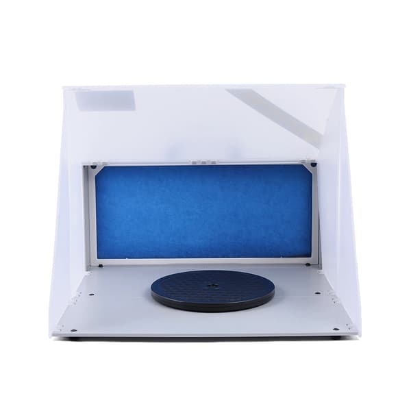 Bærbar Airbrush Studio Spray Kabine, Maling Sprayer Filter, Roterende Drejebord