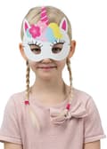 Miniatyrbild 1 av 2: Pappersmask Paper Mask Unicorn Enhörning 6-Pack
