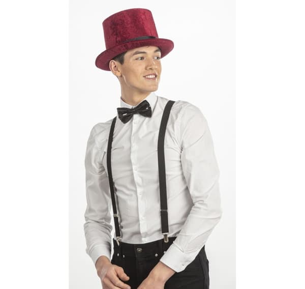 Top hat burgundia