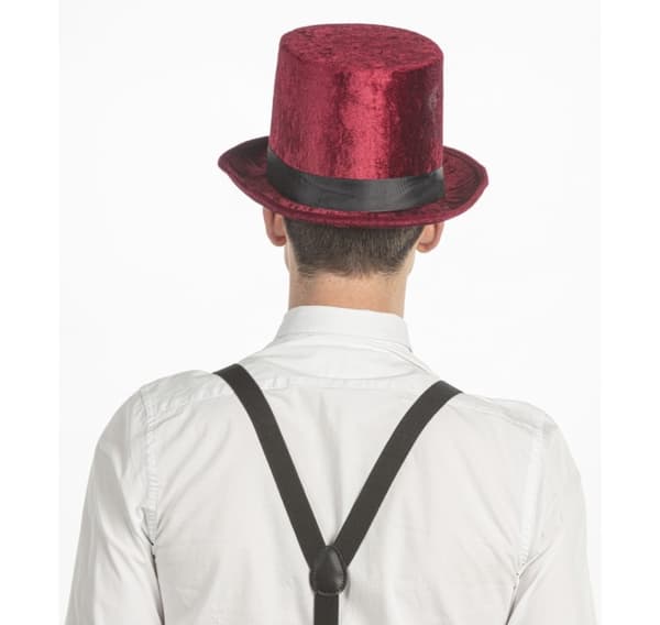 Top hat burgundia