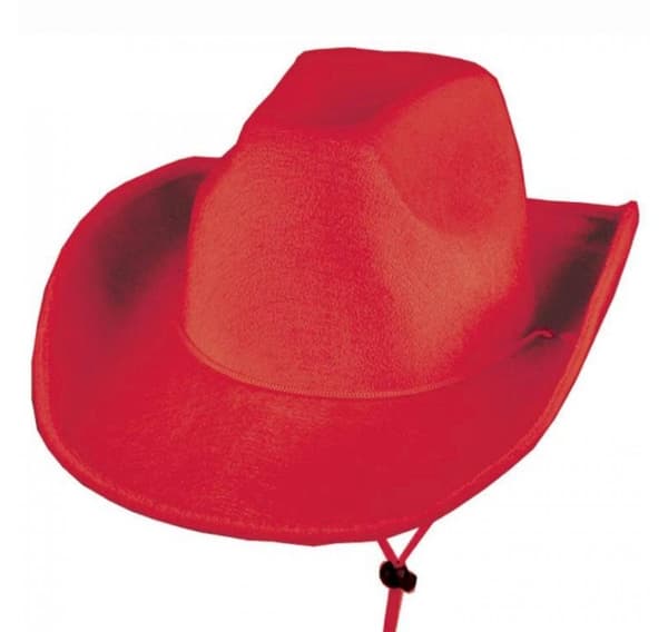 Hatt cowboy röd