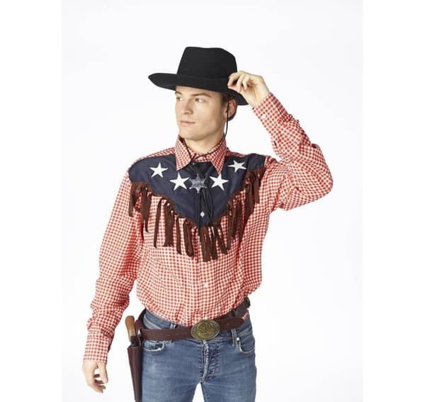 Hatt cowboy svart