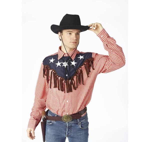 Hatt cowboy svart