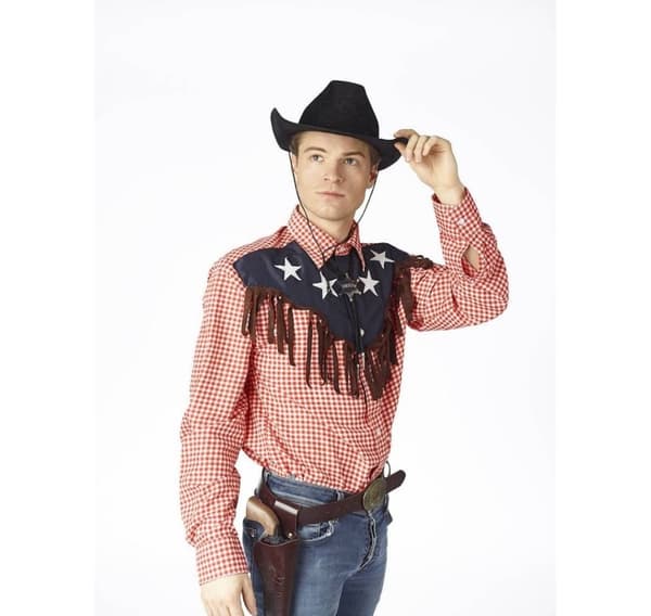 Hatt cowboy svart