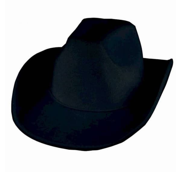 Hatt cowboy svart